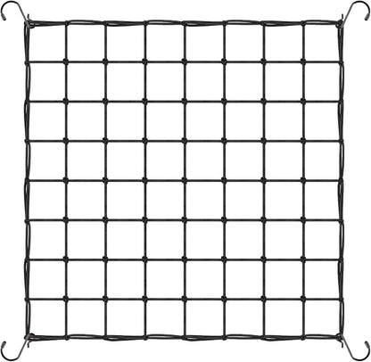Trellis Netting, Scrog Net with 4 Hooks, 4x4 Trellis Nets for Grow Tent, Heavy-Duty Plant Net for Cucumber Gardening and Horticulture, Grow Tent Accessories(1 Pack)