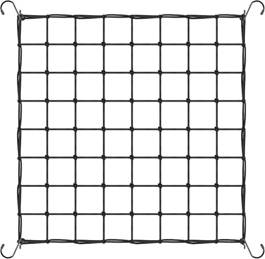 Trellis Netting, Scrog Net with 4 Hooks, 4x4 Trellis Nets for Grow Tent, Heavy-Duty Plant Net for Cucumber Gardening and Horticulture, Grow Tent Accessories(1 Pack)