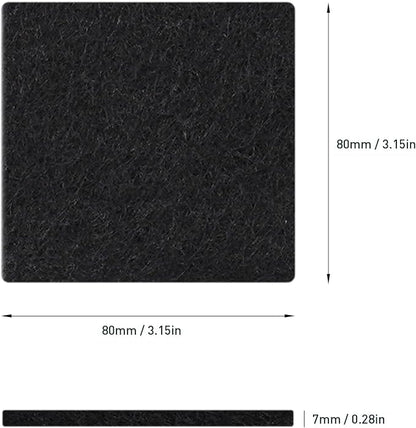EKO Trash Can Odor Filter Refills for Trash Can and Compost Bin, Activated Charcoal Deodorizer, Strong Charcoal Odor Absorber, Pack of 4 Replacements