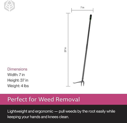 Yard Butler IRKT-1000KD Rocket Weeder - Stand-Up Weeder for Lawn Care - Ergonomic & Easy to Use - Power-Coated Steel Construction - Rust-Resistant - Eco-Friendly - Comfortable Length & Long Handle