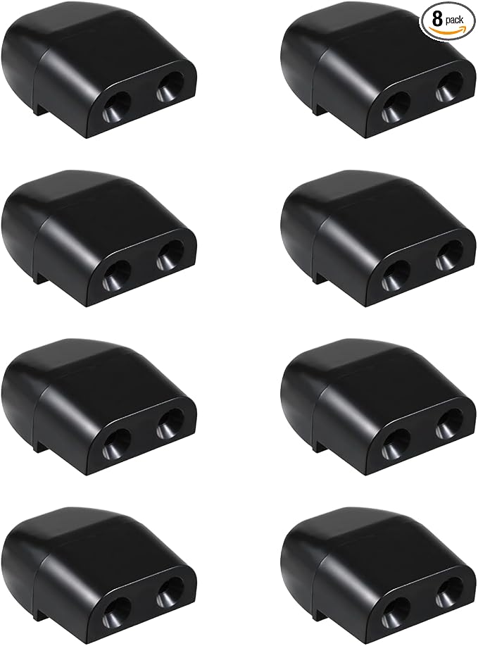 ZIMISI Deer Whistles for Vehicles, Animal Warning Whistle Devices to Avoid Collision, Deer Repellent Devices with Adhesive Tapes, Animal Alert Horn Accessories for Most Cars (8PCS/Black)