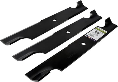 MaxPower 561149B USA MADE 3 Blade Set | For 54" Cut Bad Boy Mowers Replaces 038-0005-00