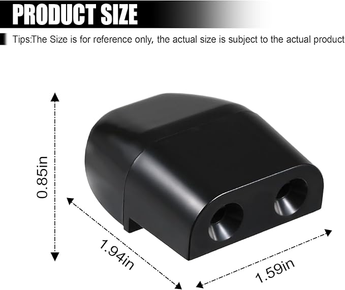 ZIMISI Deer Whistles for Vehicles, Animal Warning Whistle Devices to Avoid Collision, Deer Repellent Devices with Adhesive Tapes, Animal Alert Horn Accessories for Most Cars (4PCS/Black)