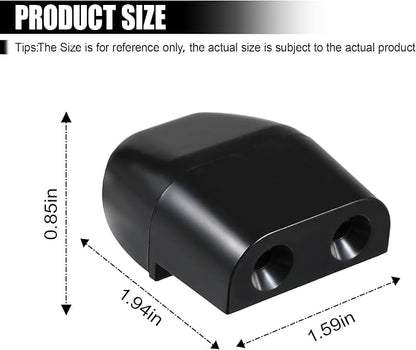 ZIMISI Deer Whistles for Vehicles, Animal Warning Whistle Devices to Avoid Collision, Deer Repellent Devices with Adhesive Tapes, Animal Alert Horn Accessories for Most Cars (4PCS/Black)