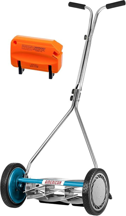 American Lawn Mower 2607-16 16-Inch 7-Blade Reel Mower with Sharpener