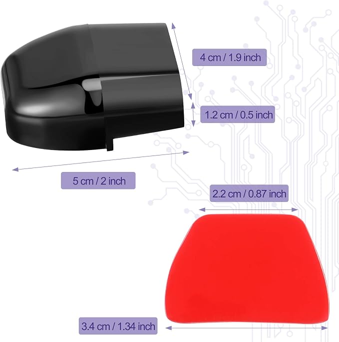 BBTO 8 Pieces Car Deer Warning Whistle Devices Dual Construction Deer Warning Whistle Devices Repellent Animal Alert Horn equipments with 28 Pieces Adhesive Tapes for Car Truck and Motorcycle