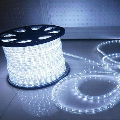 100ft LED Rope Lights, 720Led White Rope Lights for Outside, Connectable Rope Light, Indoor Outdoor Rope Lights Waterproof for Party, Wedding, Background, Trees, Pool, Eaves Decorations