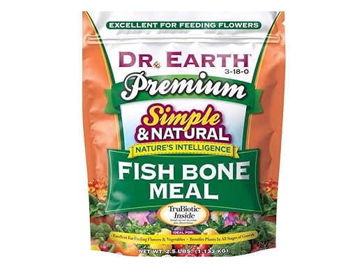 Dr Earth 722 2. 5 Lb Fish Bone Meal 3-18-0