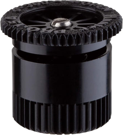 Hunter 15A Adjustable Lawn Sprinkler Nozzle, 15 ft Radius, 0°-360° Arc | 15 ft adjustable spray nozzle for pop-up sprinkler bodies with 0°-360° arc, gray top, filter screen, and hand adjustment
