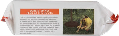 Jobe’s Garden Fertilizer Spikes, Easy Plant Care Slow Release Fertilizer for Fruit and Citrus Plants and Trees, 9 Count