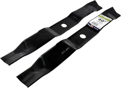 MaxPower 561299B USA MADE 2 Blade Set 3-N-1 Blades | For 40" Cut Murray Mowers Replaces 095103E701, 95103E701