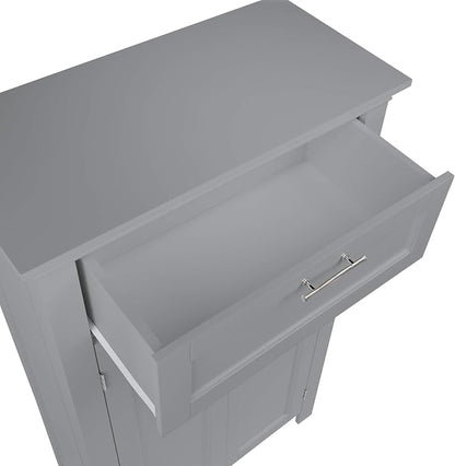 RiverRidge Somerset Two-Door Floor Cabinet, Gray