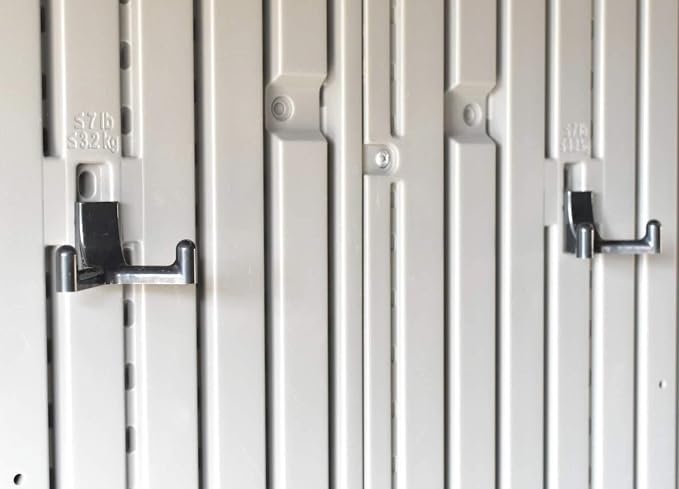 Pop's Parts Plus Tool Hook for Vertical Siding Lifetime Shed—Click to See Models it Fits! (Compatible with Most Vertical Siding, Doesn't Work on Horizontal Siding) (10 Hooks Pack)