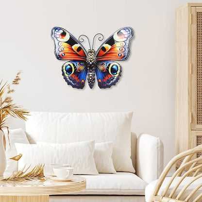 VEWOGARDEN Butterfly Wall Decor, Large Outdoor Metal Hanging Wall Art for Home Outside Patio Garden Fence Decorations