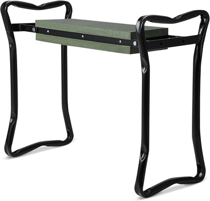 Amazon Basics Gardening Stool, Foldable Garden Kneeler and Seat for Outdoor, Padded Design
