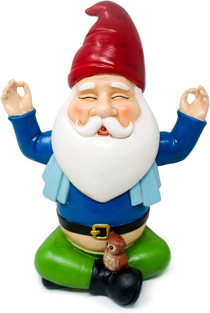 Funny Outdoor Lawn Garden Buddha Zen Gnome Statue