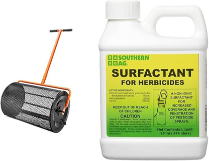 VEVOR Compost Spreader with Steel Mesh Basket, Southern Ag Surfactant for Herbicides Non-Ionic 16oz