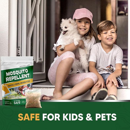 Mosquito Repellent Outdoor Patio, Mosquito Repellent Indoor, Keep Mosquitoes Away, Mosquitoes Repellent for Room, Safe for Kids & Pets, 3 Months Protection, Covers 120 Sq Ft, 10 Packs