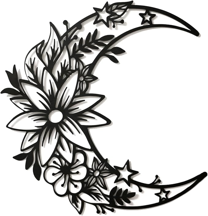 EZ4ENCE Decoration Wall Art Boho Wall Home Decor Hanging Appearance Wall Decor Metal Wall Hanging Decor