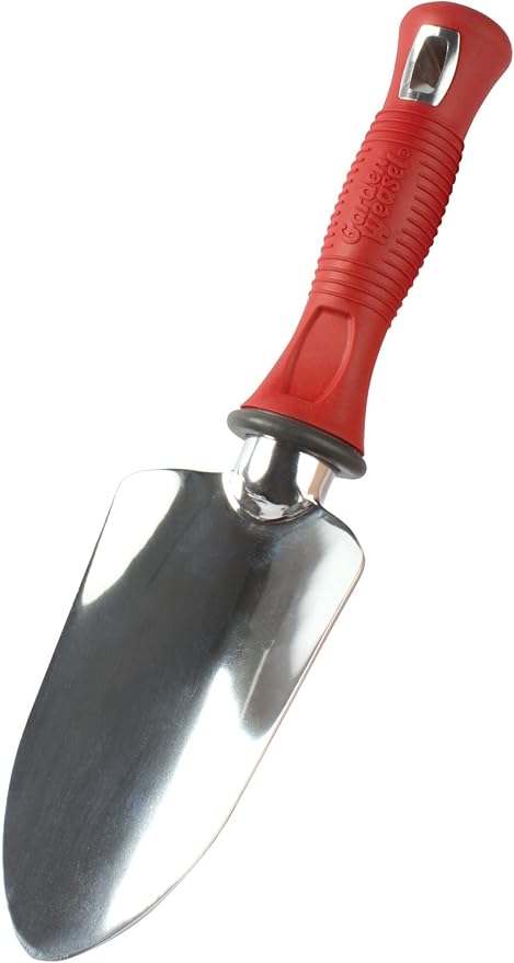 Garden Weasel Trowel – Dig, Cut, & Plant with Ease – Features Triangular Blade, Dependable Aluminiron Construction, Non-Slip Comfort Grip & a Lifetime Guarantee