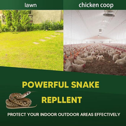 Mole & Snake Repellent, Gopher Repellent Outdoor, Vole & Snake Repellent for Yard, Armadillo & Groundhogs Deterrent for Lawn Pet Safe, Keep Snake Away for Garden/Garage, Safe to Use-8P