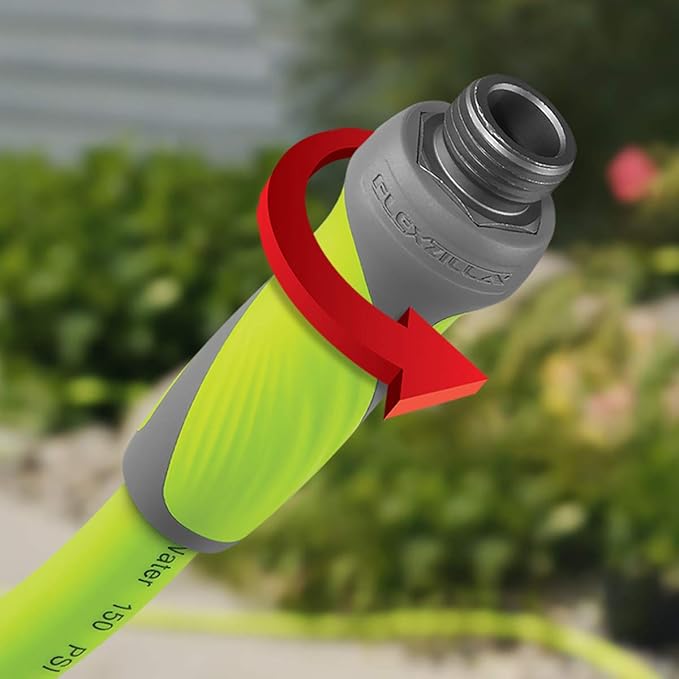 Flexzilla Garden Hose with SwivelGrip (100 ft.) and Nozzle Kit