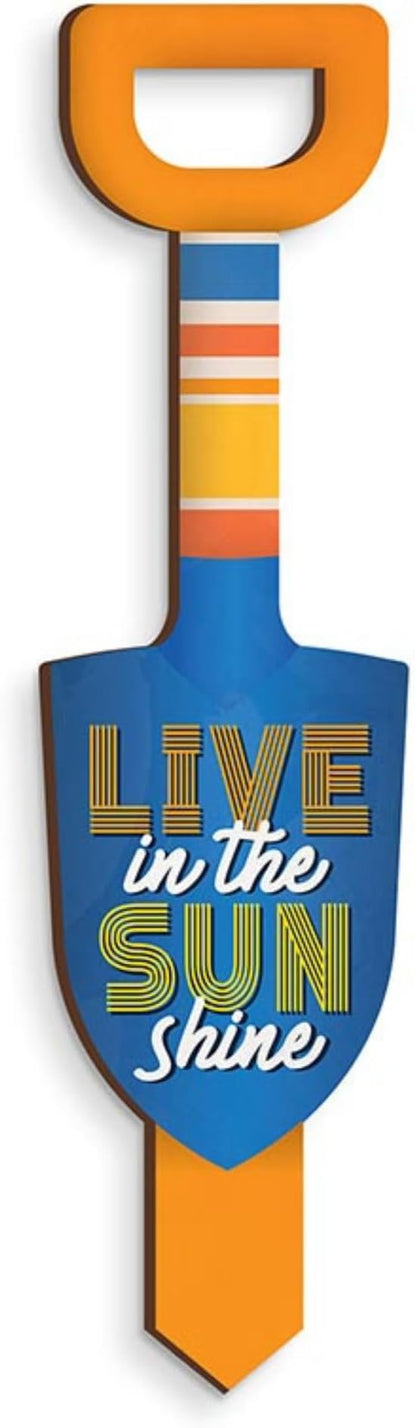 P. Graham Dunn Decorative Garden Shovel Sign - “Live In The Sunshine”- 2.5" x 9.75"