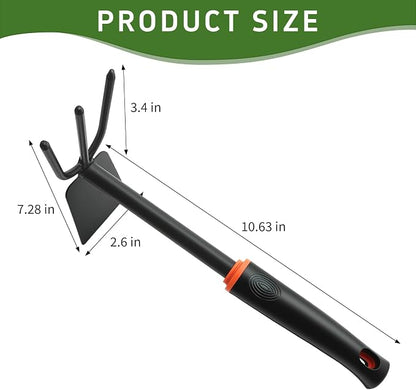 Weed Puller Tool, Portable Garden Weeder Tool, Gardening Weeding Tool for Hand Weeder Puller for Vegetable Gardening Backyard Farm Planting - Black