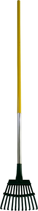 8-in Flex-Steel Shrub Rake with 48 Inch Aluminum Handle