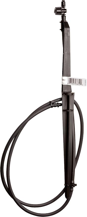 Rain Bird MSSTKTQ1S Drip Irrigation Micro-Spray on Adjustable Height Staked Riser with 1/4" Tubing and Barbed Coupler, 90° Quarter Circle Pattern, 0-10' Spray Distance