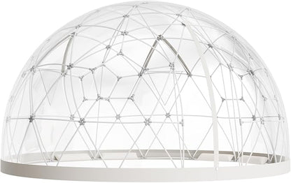 VEVOR Garden Dome Tent, 15 x 9.5 ft Clear Bubble Tent House for 12-14 Person, Waterproof PVC Geodesic Dome Greenhouse with Ventilated Window, Outdoor Igloo Tents for Patio Backyard Party Camping