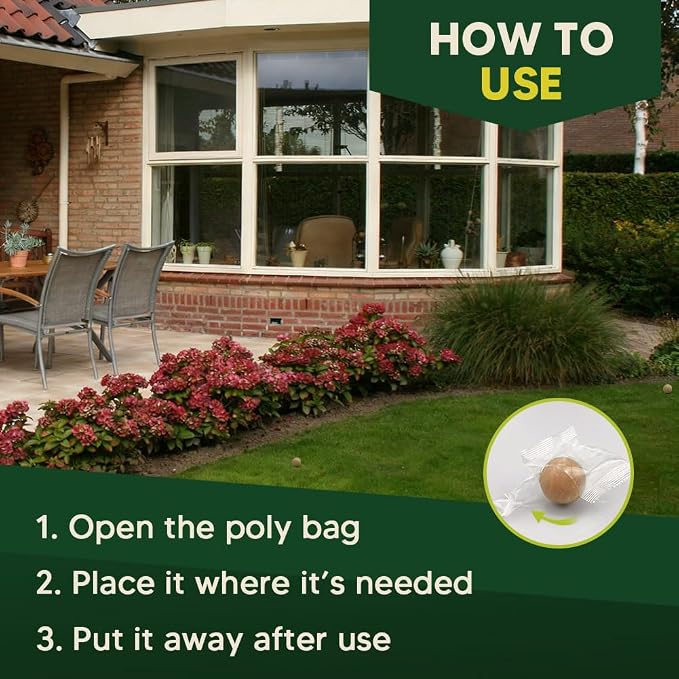 Mole & Snake Repellent, Gopher Repellent Outdoor, Vole & Groundhogs Repellant for Yard, Armadillo & Snake Deterrent for Lawn Pet Safe, Keep Snake Away for Garden/Garage, Safe to Use-10P