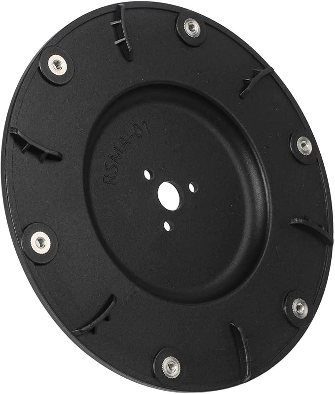 Robot Lawn Mower for blades Replacement for Mammotion for LUBA 1 for AWD, for LUBA 2 for AWD Models Cutting Disc Plates 2 Pieces Black Plastic Mowing Robot Parts