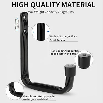Garage Storage Hooks, Wall Mount Heavy Duty J Utility Hangers