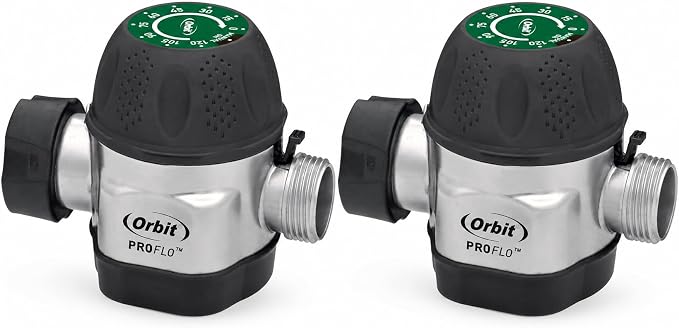 2-Pack Pro Flo Sprinkler Timer for Hose Watering