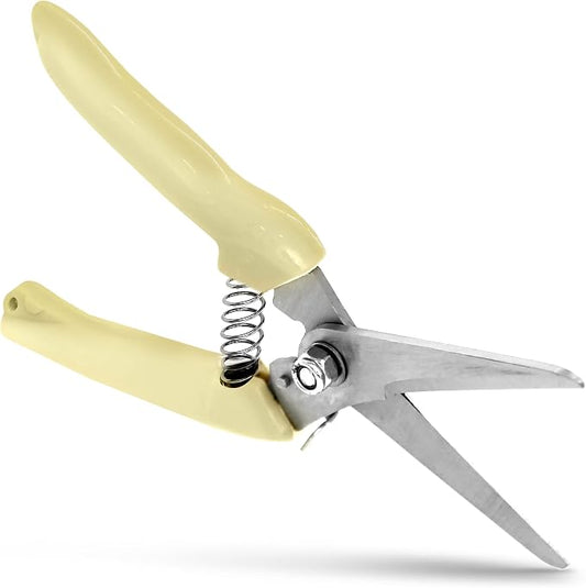 SereneLife Gardening Hand Pruner, Pruning Shear with Straight Stainless Precision-Sharpened Steel Blades, Soft and Comfortable Grip Avoid Hand Fatigue, Secure And Easy To Lock