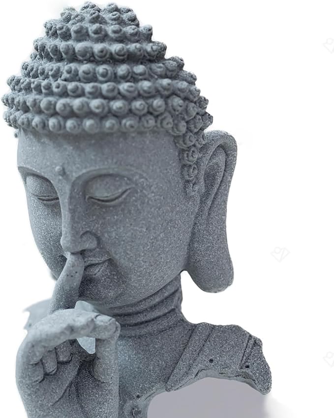 Buddha Statue for Home Decor,Meditation Figurine Indoor and Outdoor Use,Buddhist Yoga Zen Decor,Little Buddha Statue for Garden,Altar, Prayer, Juzu, Yoga, Desktop Decor Sculpture