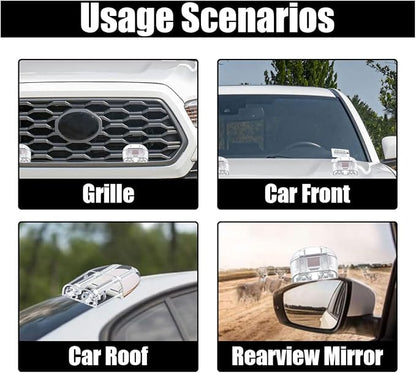 Deer Whistles for Car, Deer Warning Repellent Devices with Vehicles, Deer Repellent Devices Animal Alert Horn for Cars, Deer Whistles Warning Devices for Cars