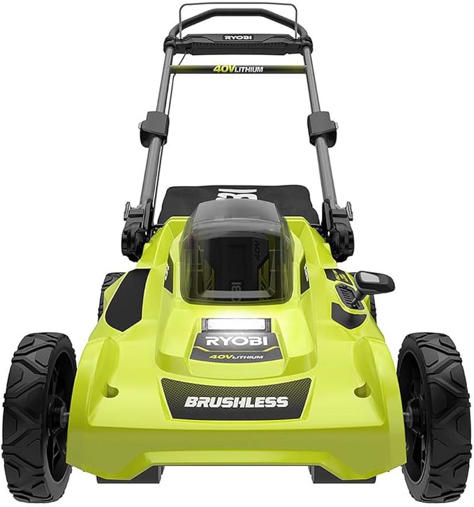 Ryobi Cordless Push Lawn Mower 20 in. 40-Volt with Whisper-Quiet Design