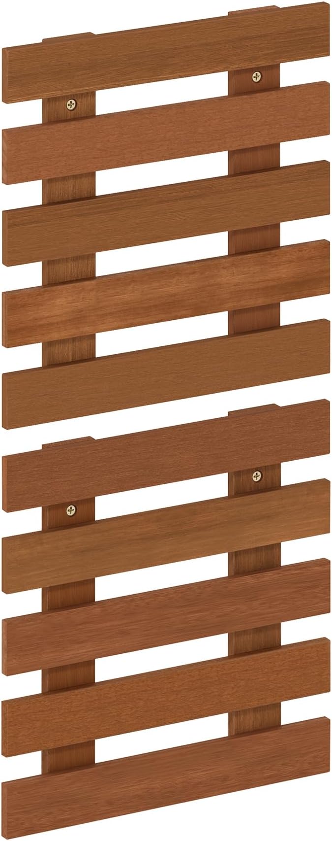 Furinno TIOMAN Outdoor Vertical Wall Planter, Set of 2 Wooden Hanging Planters, for Indoor, Outdoor Plants, Balcony, Patio, Natural