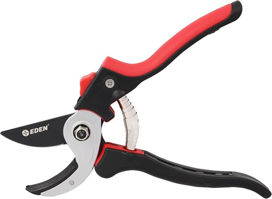 Eden 39000 Heavy Duty Adjustable Anvil Pruning Shears for Gardening, Hand Pruners, Stem Cutter, Branch Trimmer, Garden Clippers