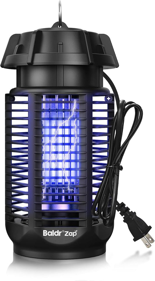Electric Bug Zapper for Outdoor & Indoor, Mosquito Zapper 4200V 20W Powerful Fly Trap, 1/2 Acre Wide Coverage, IPX4 Waterproof Insect Killer for Backyard, Patio