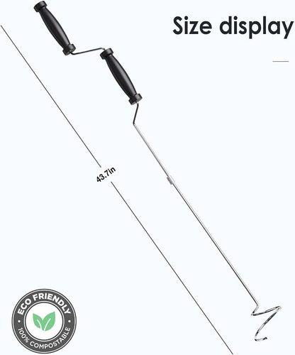 SQUEEZE master Compost Aerator-Compost Turner and Mixing Tool-Garden Aeration Tool