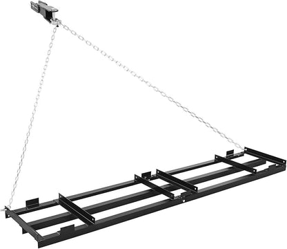 VEVOR Drag Harrow, 96 x 20 in, Tow-Behind Driveway Grader with Adjustable Width & 50lbs Load Capacity, Heavy Duty Lawn Leveling Rake, Galvanized Steel Gravel Driveway Drag, Fits ATVs UTVs Tractors