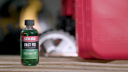 STA-BIL Fast Fix - Small Engine Treatment, Cleans Carburetors and Injectors, Fixes Rough Running Engines, Eliminates Water, Treats Up to 20 Gallons (22304), Green, 8oz (Pack of 2)