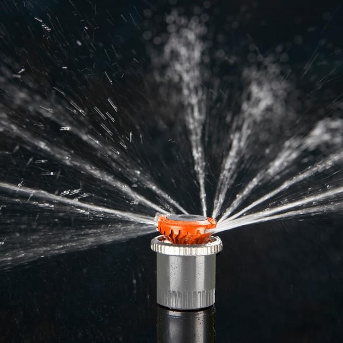 Hunter MP Rotator Sprinkler Nozzle, 90°-210°, 6-12 ft (MP800SR90) | Female-thread rotary nozzle fits most spray bodies; adjustable arc, short-radius coverage, nozzle only