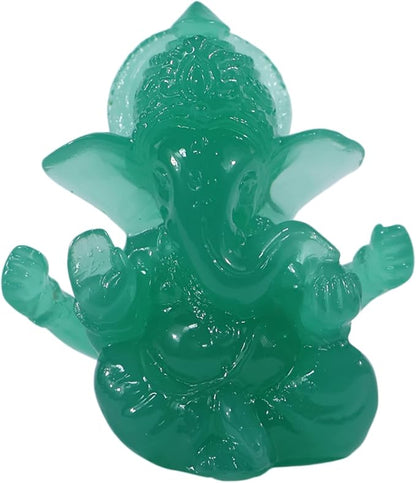 Lord Ganesha Buddha Statue - Elephant God Sculptures Ganesh Figurines | Man-Made Stone Home Garden Buddha Decoration Statues