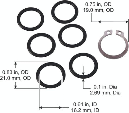 Liberty Garden 4000-ORING Replacement Kit O-Ring, Black