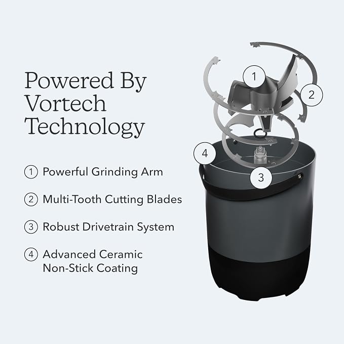 Food Cycler Eco 5 Award-Winning Kitchen Food Recycler | Indoor Composter Bin Alternative | Electric Countertop Food Disposer with Odorless 5L Indoor Food Waste Bin for Easy Waste Management | Grey