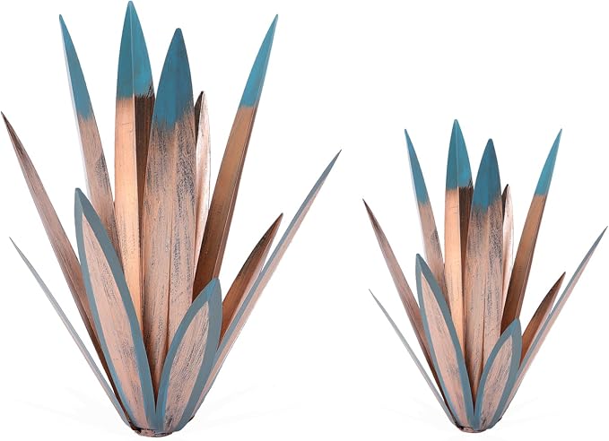 Homight Metal Tequila Country Sculpture DIY Tequila Plant Home Decor Country Tequila Garden Ornament Indooutdoor Statuette Patio Lawn Patio Stake Decoration Gift to The Garden